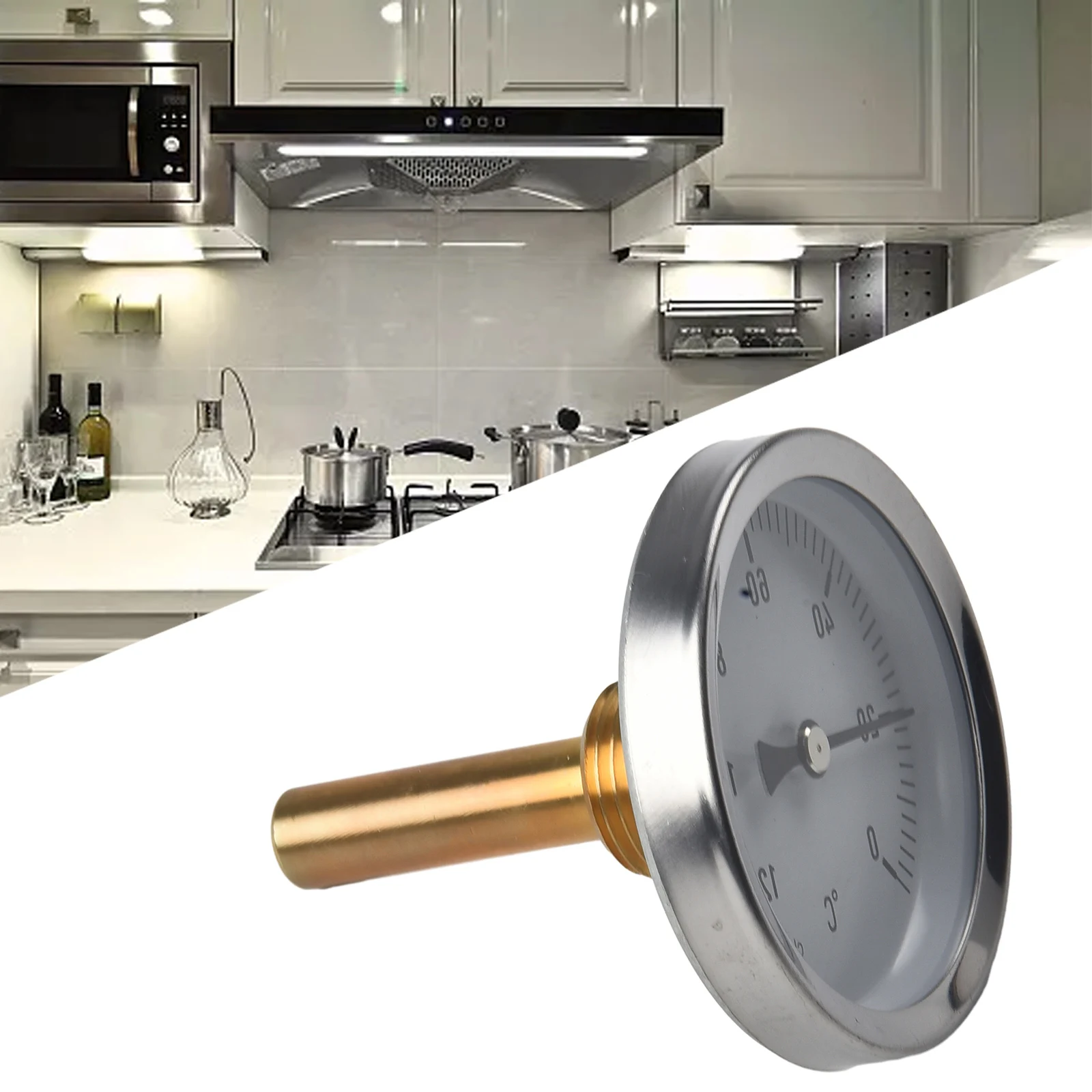 Metal Thermometer Hot Water Pipe Thermometer 0-120°C Heating 63mm Dial Temp For Hot Water Heating Tube Oil Tanks
Metal Thermometer Hot Water Pipe Thermometer 0-120°C Heating 63mm Dial Temp For Hot Water Heating Tube Oil Tanks
