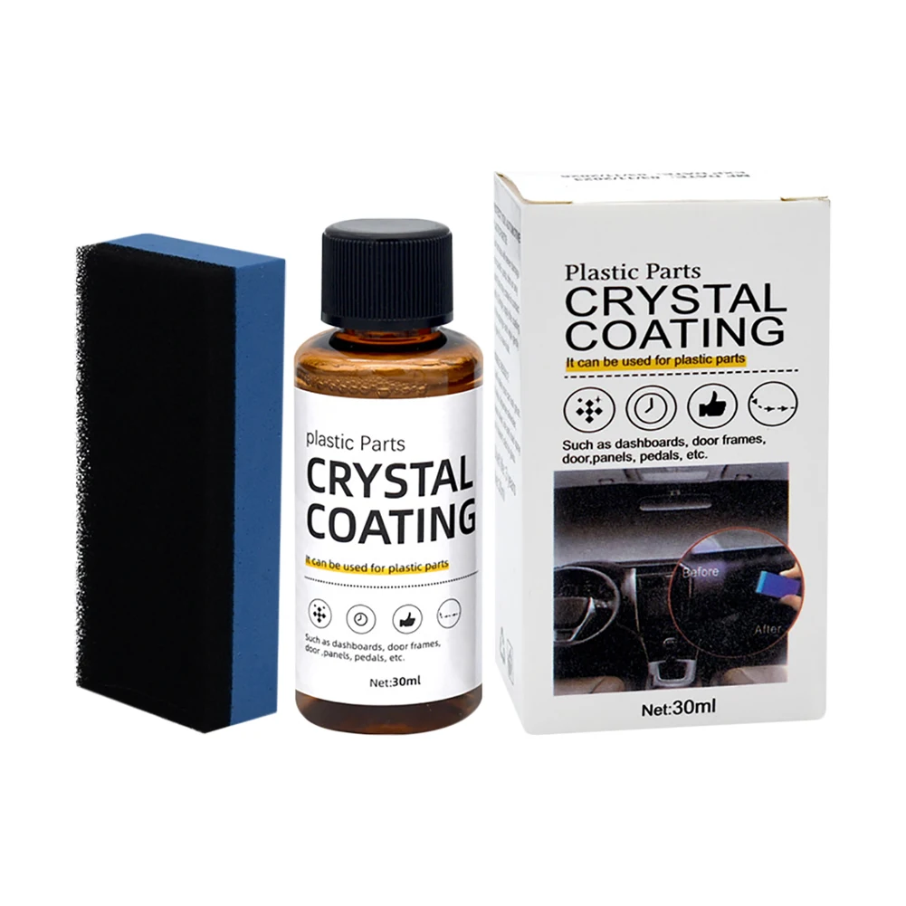 30/60ml Plastic Restorer For Car Easy To Use Plastic Part Refurbishment Crystal Coating Refurbish Agent With Sponge Long Lasting
30/60ml Plastic Restorer For Car Easy To Use Plastic Part Refurbishment Crystal Coating Refurbish Agent With Sponge Long Lasting
