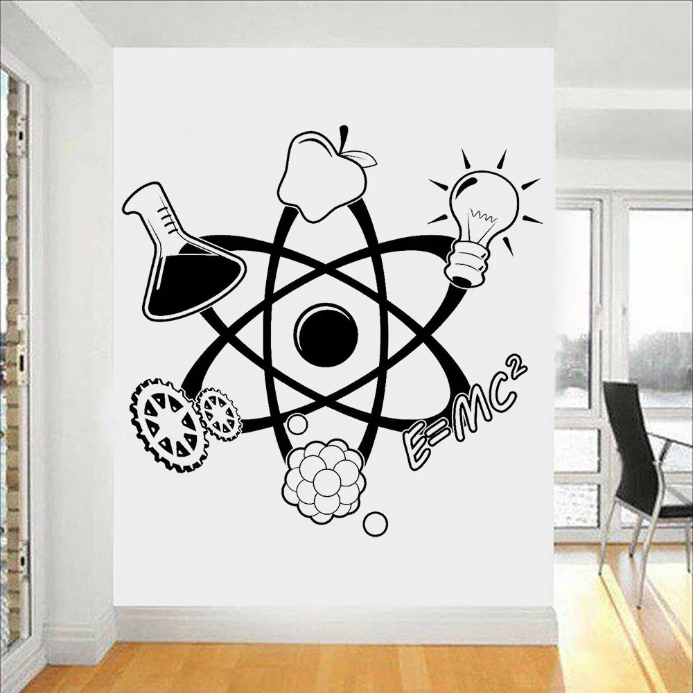 Science Atom настенные наклейки, цитаты, школьный класс, забавный образовательный настенный стикер, виниловый арт, домашний декор комнаты обои C380
Science Atom настенные наклейки, цитаты, школьный класс, забавный образовательный настенный стикер, виниловый арт, домашний декор комнаты обои C380