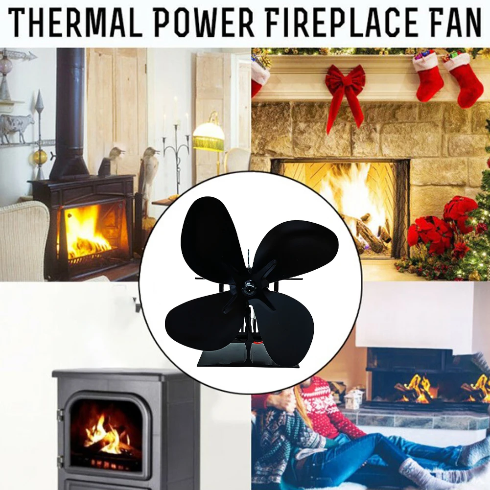 4 Blades Heat Powered Stove Fan Mini Fire Style Fireplace Fan Log Wood Burner Eco Quiet Fan Home Efficient Heat Distribution
4 Blades Heat Powered Stove Fan Mini Fire Style Fireplace Fan Log Wood Burner Eco Quiet Fan Home Efficient Heat Distribution