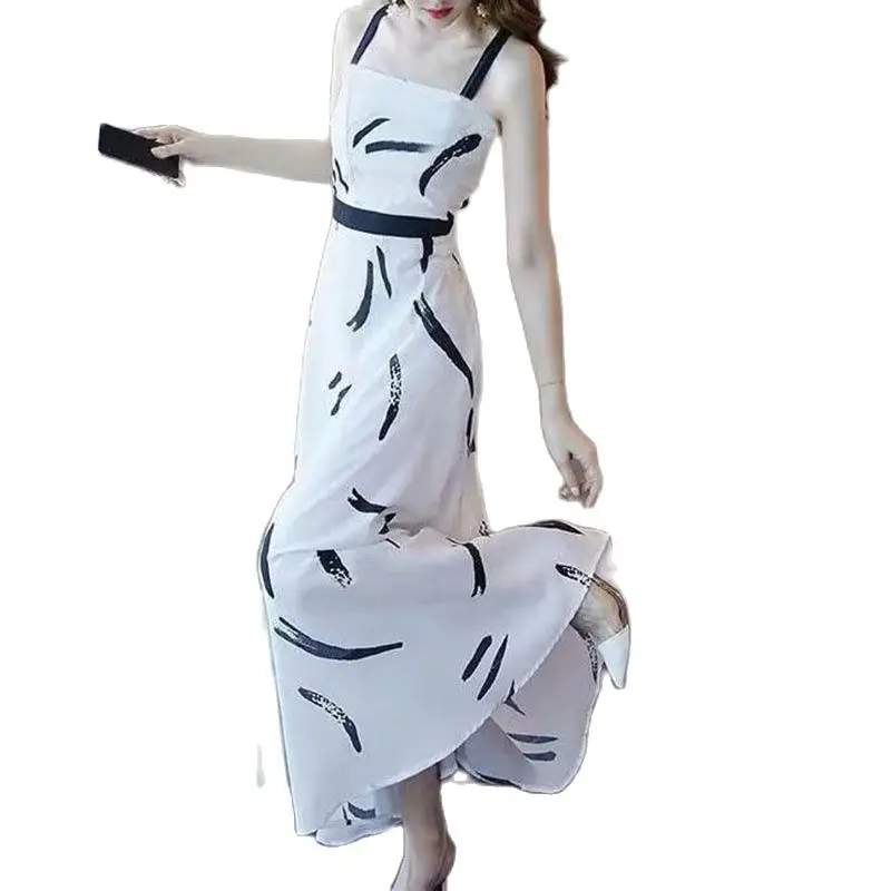 Long Suspender Dress Summer Female 2023 New Slim Temperament Slim Dress Waist Elegant Fairy Strap Skirt Children Tide
Long Suspender Dress Summer Female 2023 New Slim Temperament Slim Dress Waist Elegant Fairy Strap Skirt Children Tide