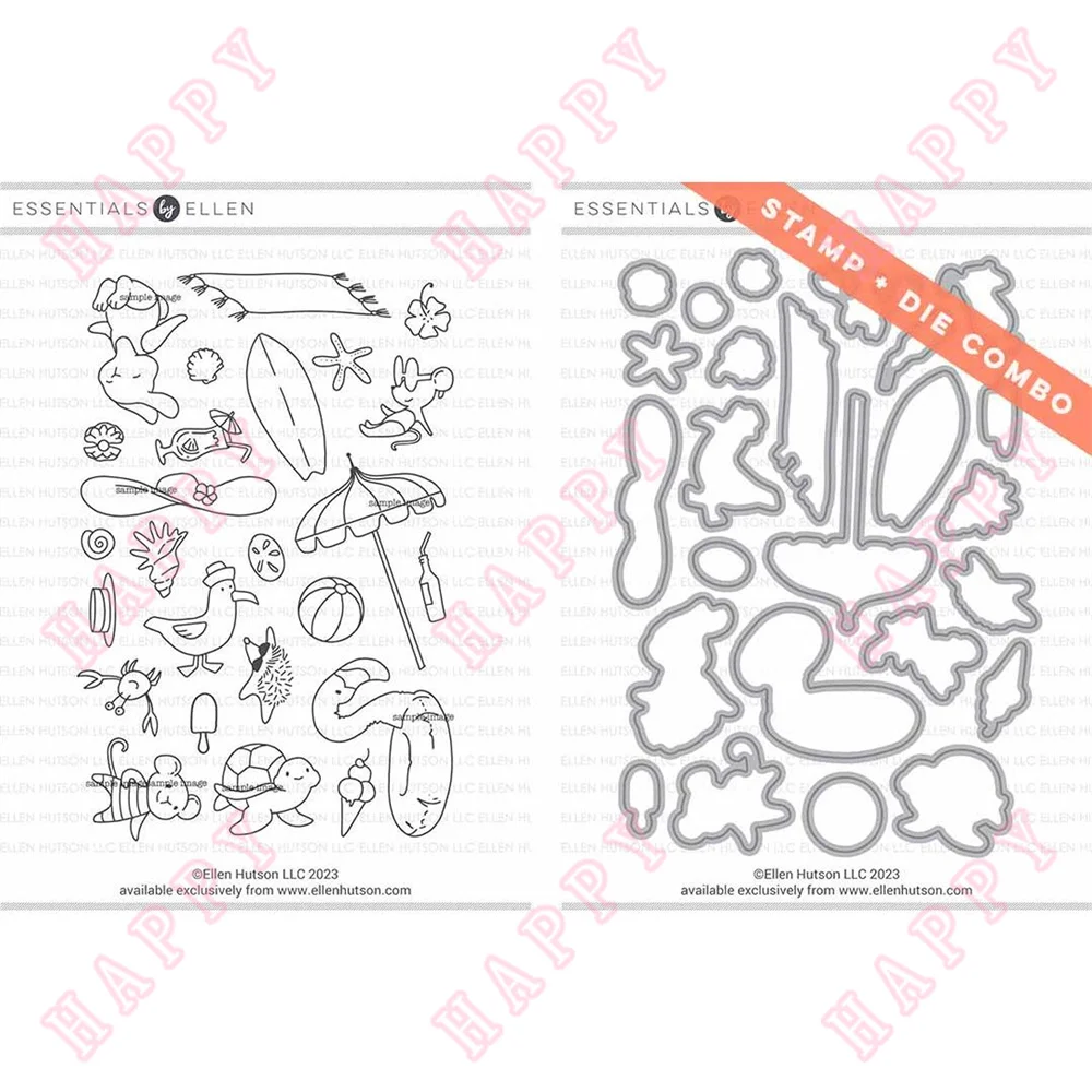 Metal Cutting Dies Stamps Summer Beach Day Decoration For DIY Scrapbooking Diary Album Paper Template Card Embossing Handcraft
Metal Cutting Dies Stamps Summer Beach Day Decoration For DIY Scrapbooking Diary Album Paper Template Card Embossing Handcraft