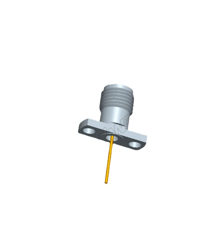 

2.4mm Female Air Line Connector/10.2mm Two Hole Flange Installation/50G Solderless