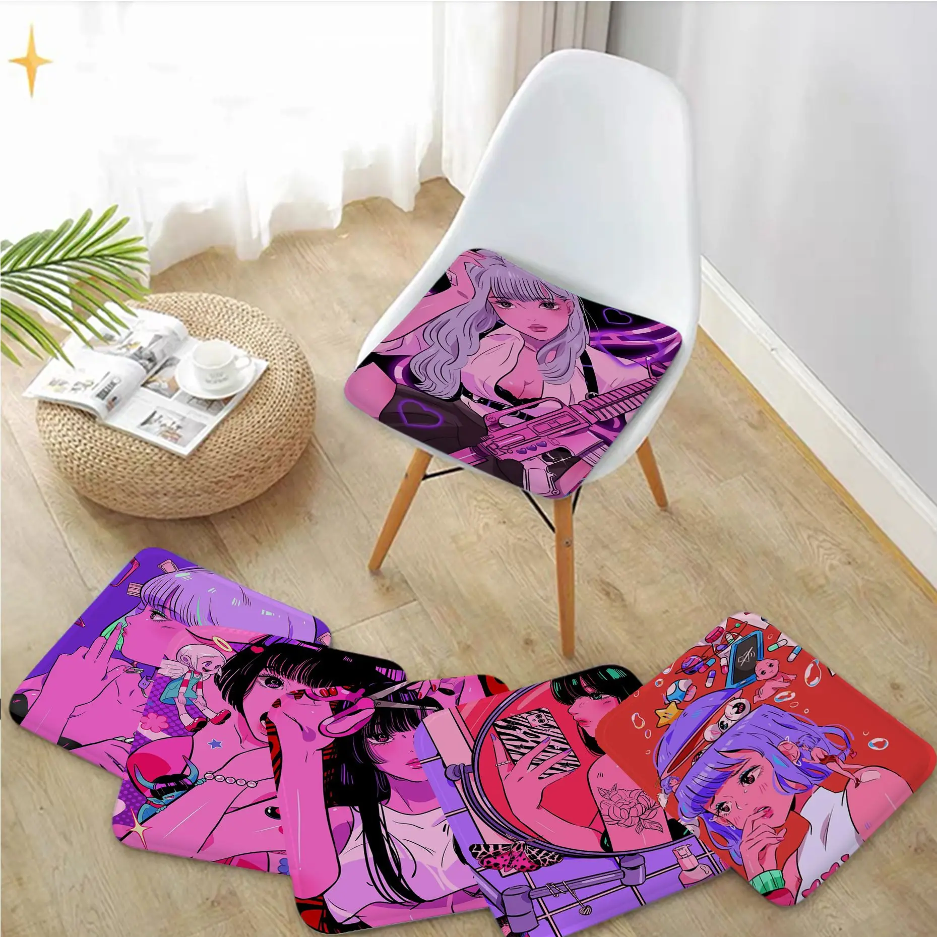 Cute Pink Sweet Girl Cushion Mat Modern Minimalist Style Sofa Ma Table Chair Cushions Unisex Fashion Anti-slip Decor Tatami
Cute Pink Sweet Girl Cushion Mat Modern Minimalist Style Sofa Ma Table Chair Cushions Unisex Fashion Anti-slip Decor Tatami