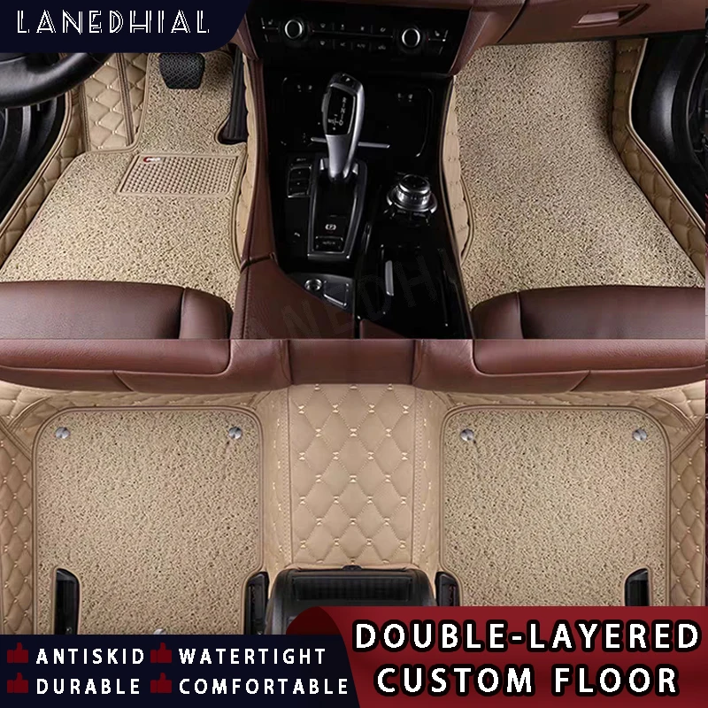 

5D Custom Double-layer Silk Ring Car Floor Mats For Haval All Models H1 H2 H3 H4 H6 H7 H8 H9 H5 M6 H2S H6coupe Auto Accessories