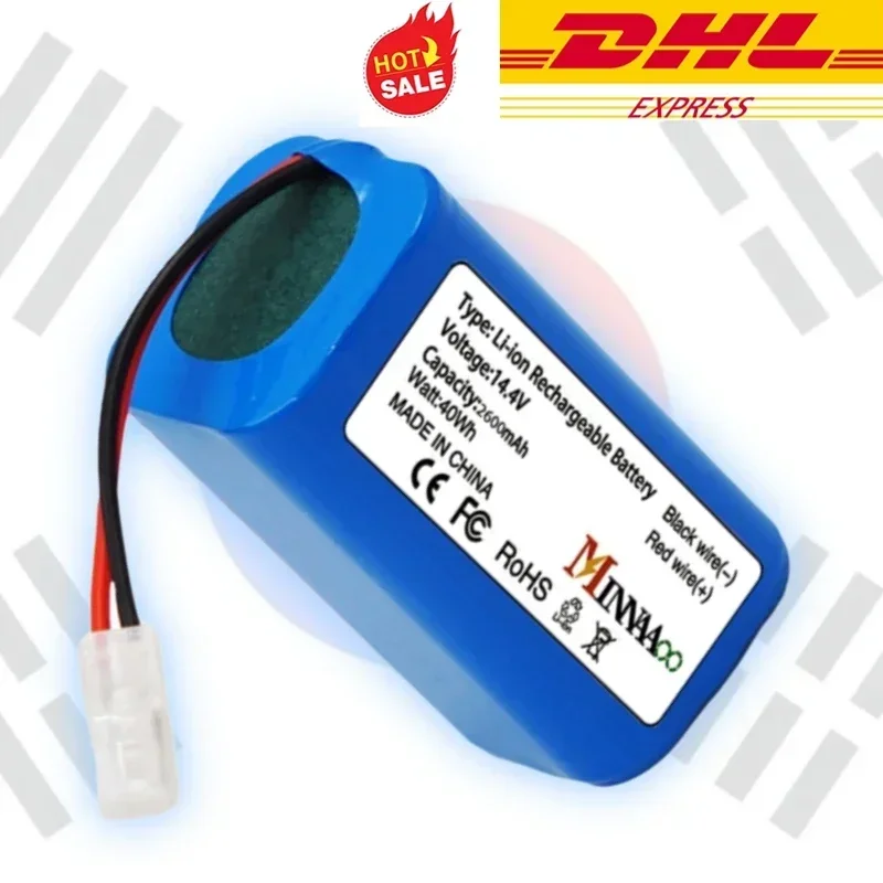 DHL Ship 14.8V 3500mAh Li-ion Battery for Xiaomi G1 MI Robot Vacuum-Mop Essential MJSTG1 Robot Vacuum Cleaner 18650 Battery Pack
DHL Ship 14.8V 3500mAh Li-ion Battery for Xiaomi G1 MI Robot Vacuum-Mop Essential MJSTG1 Robot Vacuum Cleaner 18650 Battery Pack