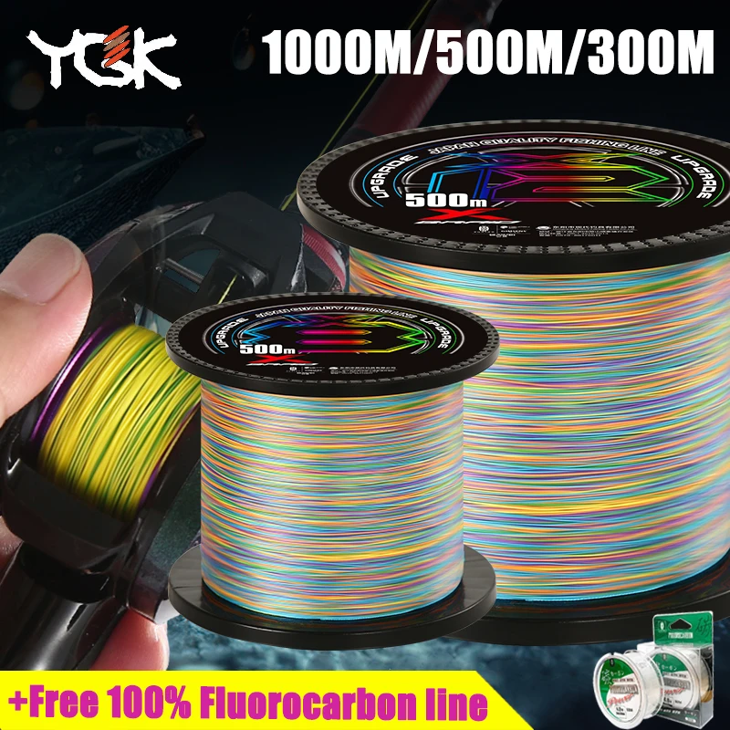 1000M/500M Japan Original X-BRAID Upgrade X8 Multifilament Muiltcolor PE Line 8/12 Strands Braided Fishing Line Saltwater
1000M/500M Japan Original X-BRAID Upgrade X8 Multifilament Muiltcolor PE Line 8/12 Strands Braided Fishing Line Saltwater