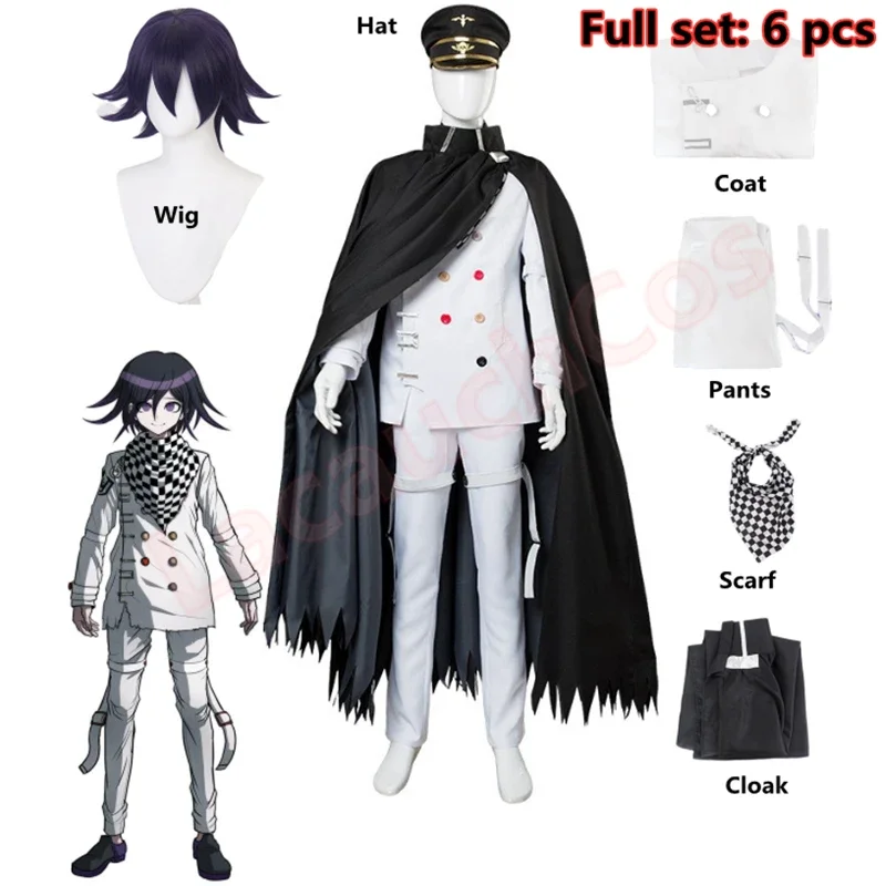 AnimeDanganronpa V3: Killing Harmony Kokichi Oma President Cosplay Costume White Long Sleeve Trousers Halloween Carnival Hat Wig
AnimeDanganronpa V3: Killing Harmony Kokichi Oma President Cosplay Costume White Long Sleeve Trousers Halloween Carnival Hat Wig