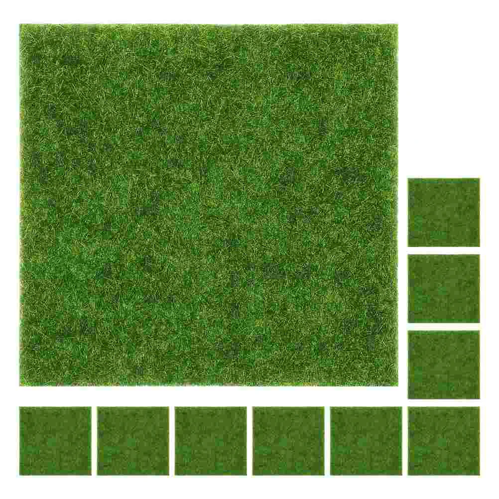 10 Pcs Artificial Moss Green Decor Decorative Faux Landscaping Prop Fake Lawn Mat Bedding
10 Pcs Artificial Moss Green Decor Decorative Faux Landscaping Prop Fake Lawn Mat Bedding