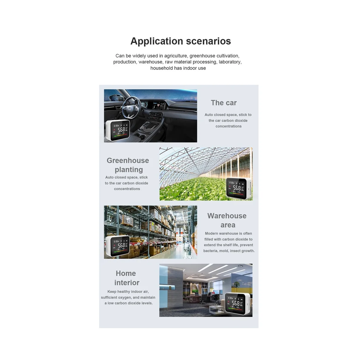 Tuya Wall Mounted Carbon Dioxide Detector NDIR WIFI CO2 Meter Indoor Agricultural Greenhouse Air Humiture Sensor Monitor
Tuya Wall Mounted Carbon Dioxide Detector NDIR WIFI CO2 Meter Indoor Agricultural Greenhouse Air Humiture Sensor Monitor