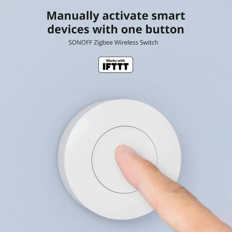 SONOFF Zigbee Wireless Switch Sensor SNZB-01P Two-way Contol Home Appliance Via EWeLink For Smart Home Works With Alexa
SONOFF Zigbee Wireless Switch Sensor SNZB-01P Two-way Contol Home Appliance Via EWeLink For Smart Home Works With Alexa