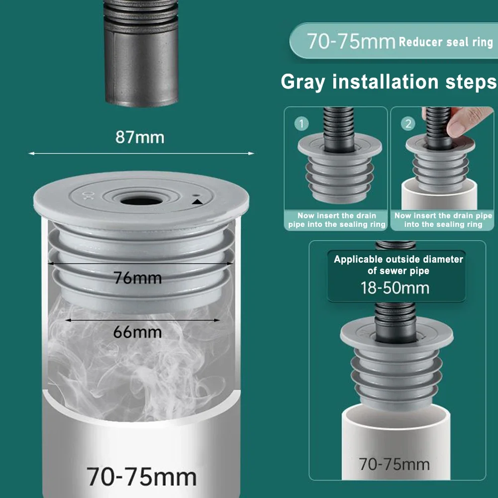 1pc Sewer Seal Ring Kitchen Pipe Deodorant Sealing Plug Floor Drain Seal Washing Machine Drain Pipe Silicone Cover For Bathroom
1pc Sewer Seal Ring Kitchen Pipe Deodorant Sealing Plug Floor Drain Seal Washing Machine Drain Pipe Silicone Cover For Bathroom