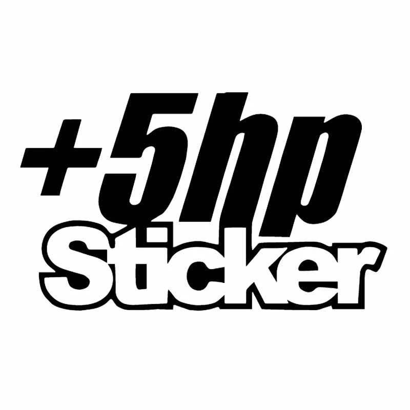 13CM X 7CM +5 HP Sticker KK Vinyl Decal Car Sticker JDM Truck Window Funny Drift Black/White
13CM X 7CM +5 HP Sticker KK Vinyl Decal Car Sticker JDM Truck Window Funny Drift Black/White