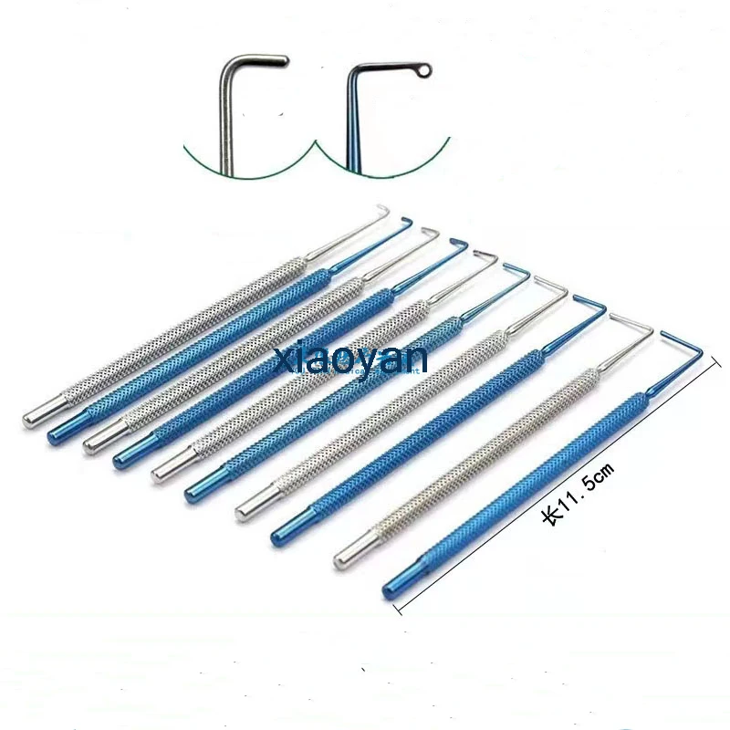 Medical eye retractor Ophthalmic microinstruments Strabismus hook Strabismus hook with hole without hole round head
Medical eye retractor Ophthalmic microinstruments Strabismus hook Strabismus hook with hole without hole round head