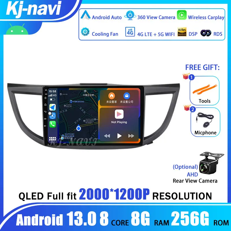 Автомагнитола Android 13 для Honda CRV CR-V 4 RM RE 2012-2016 QLED мультимедийный видеоплеер WIFL 4G Carplay GPS-навигация головное устройство
Автомагнитола Android 13 для Honda CRV CR-V 4 RM RE 2012-2016 QLED мультимедийный видеоплеер WIFL 4G Carplay GPS-навигация головное устройство