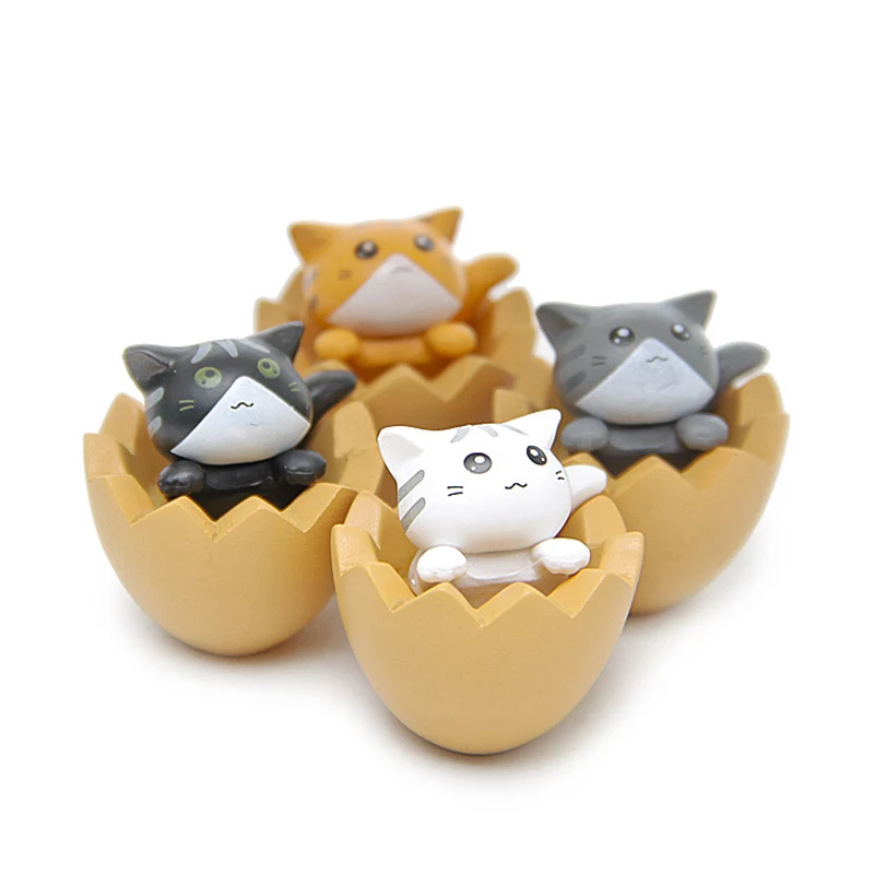 Cute Eggshell Cats Small Statue Kitten Car Figurine Crafts Garden Mini Figure Ornament DIY Miniatures Animal Model Kids Toys
Cute Eggshell Cats Small Statue Kitten Car Figurine Crafts Garden Mini Figure Ornament DIY Miniatures Animal Model Kids Toys