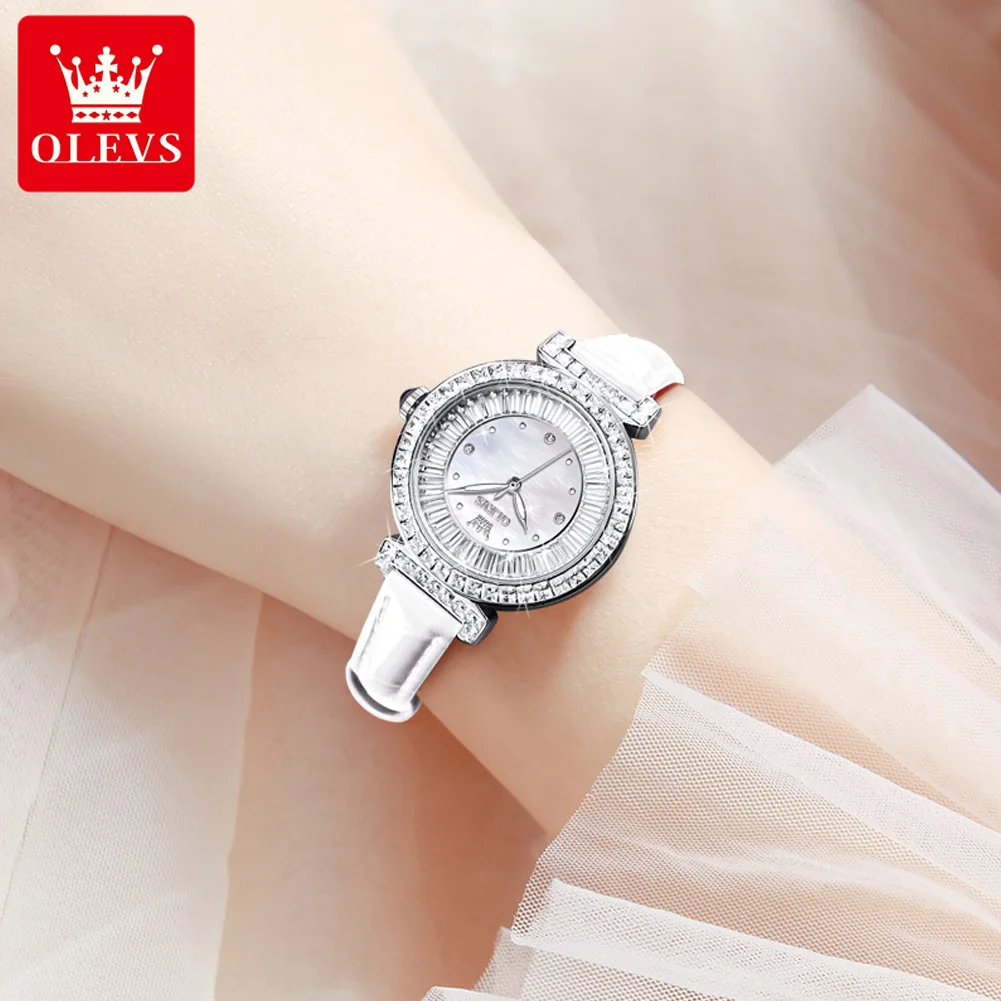 OLEVS Original Diamond Watch for Women Fashion Elegant Stainless Steel Waterproof Quartz Wristwatch Luxury Ladies Dress Watches
OLEVS Original Diamond Watch for Women Fashion Elegant Stainless Steel Waterproof Quartz Wristwatch Luxury Ladies Dress Watches