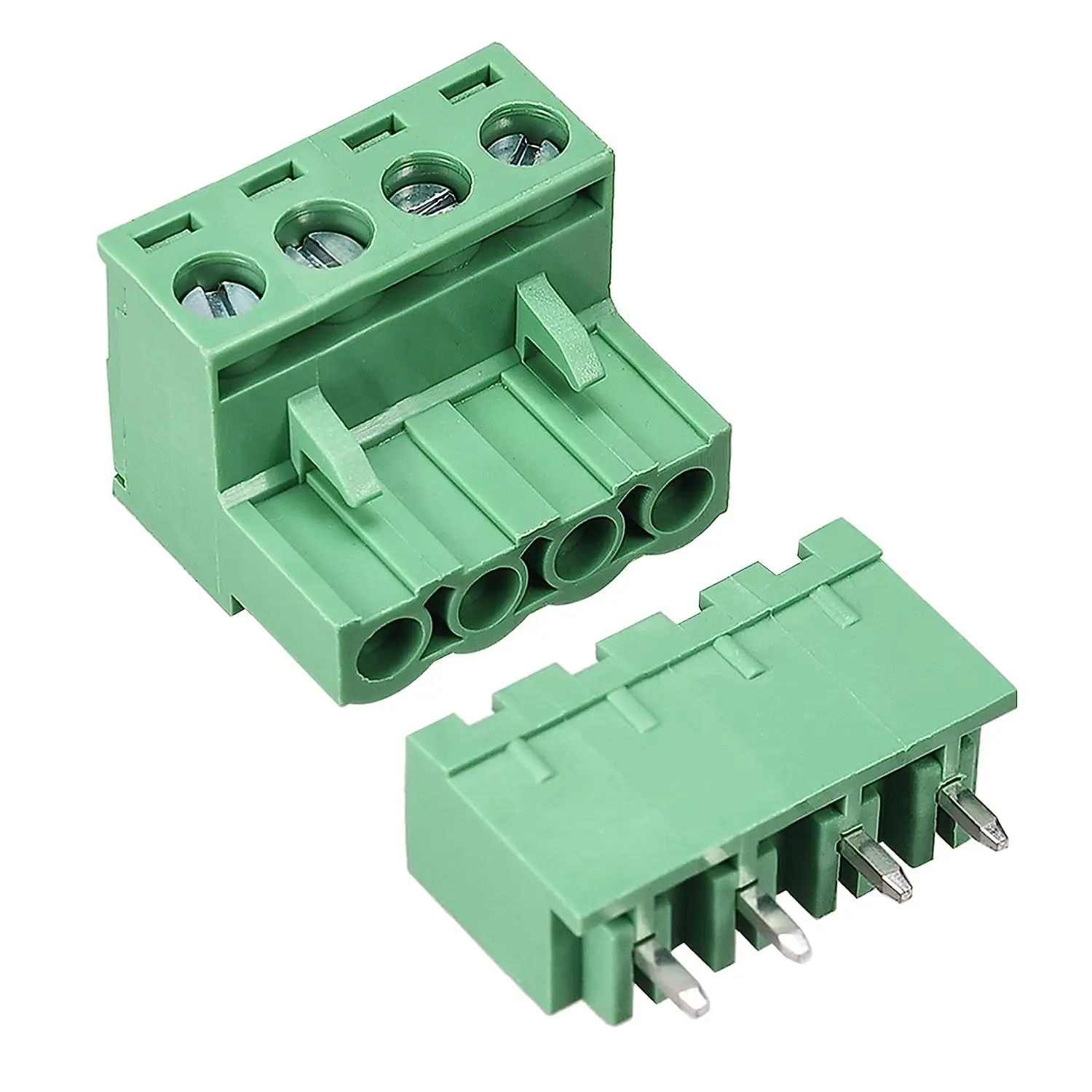 Keszoox 5.08mm Phoenix Connectors 4 Pin 5.08mm Pitch Male Female PCB Screw Terminal Block 10 Sets
Keszoox 5.08mm Phoenix Connectors 4 Pin 5.08mm Pitch Male Female PCB Screw Terminal Block 10 Sets