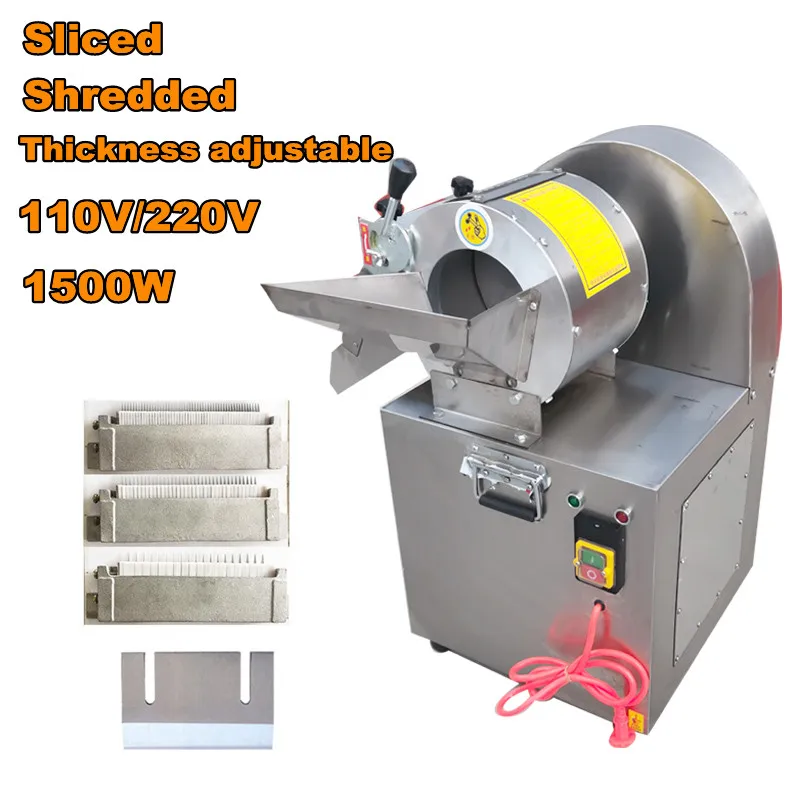 

Centrifugal Electric Slicer Shredder Commercial Potato Ginger Hawthorn Onion Fruit Stainless Steel Vegetable Cutting Machine