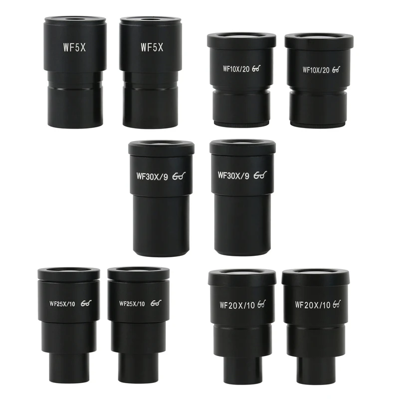 WF10X WF15X WF20X WF25X WF30X 20mm 15mm 10mm 9mm WF10X/20 High Eye-point Eyepiece For Stereo Microscope Wide Field (one pair)
WF10X WF15X WF20X WF25X WF30X 20mm 15mm 10mm 9mm WF10X/20 High Eye-point Eyepiece For Stereo Microscope Wide Field (one pair)