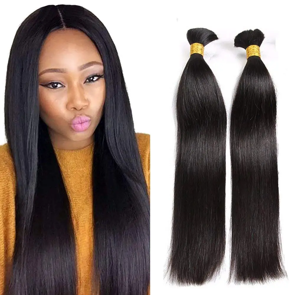 Human Hair Bulk for Braiding Straight Brazilian Virgin Human Hair Bulk no Weft for Braids Straight Bulk Human Hair Natural Black
Human Hair Bulk for Braiding Straight Brazilian Virgin Human Hair Bulk no Weft for Braids Straight Bulk Human Hair Natural Black