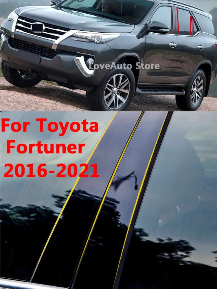 Для Toyota Fortuner 2021 2020 2019 центральная колонка окна автомобиля B C крышка столба