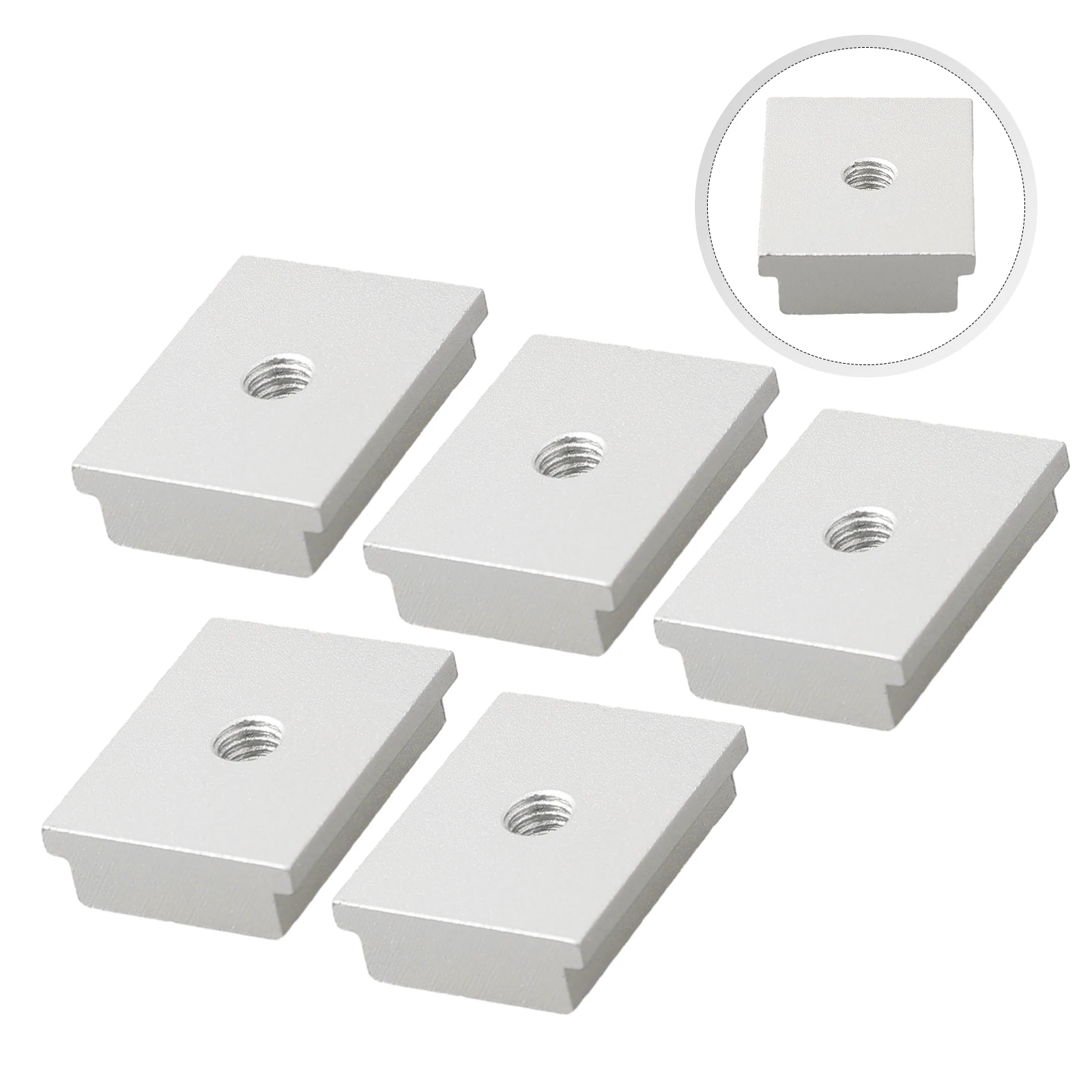 5pcs M6/M8 T-track Slider Sliding Nut Aluminum Alloy T Slot Nut For Woodworking Tool Table Saw Table Drill Miter Saw Milling
5pcs M6/M8 T-track Slider Sliding Nut Aluminum Alloy T Slot Nut For Woodworking Tool Table Saw Table Drill Miter Saw Milling