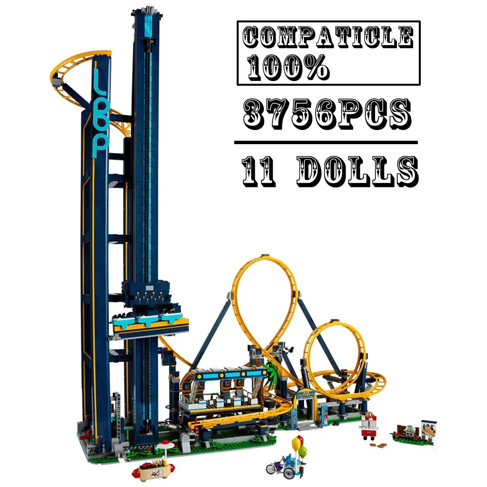 New In stock Classic Amusement Park Roller Coaster Light Building Block Model Set Compatible 10303 Assembled Bricks Kid Toy Gift
New In stock Classic Amusement Park Roller Coaster Light Building Block Model Set Compatible 10303 Assembled Bricks Kid Toy Gift