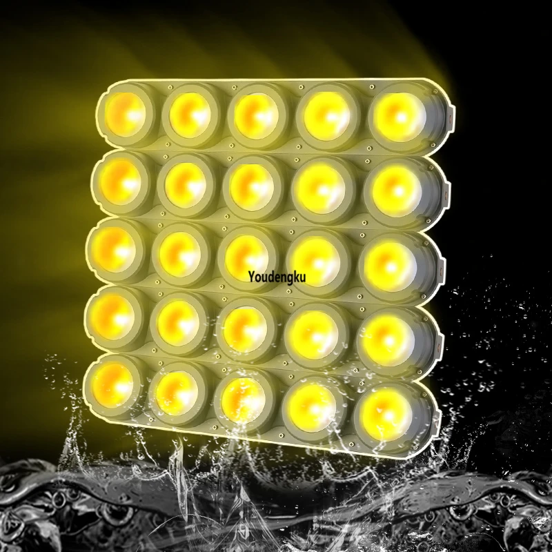 2pcs Waterproof outdoor events 25 eyes LED IP65 Blinder Light 25x30w RGBW 4in1 COB Blinder LED Matrix Light
2pcs Waterproof outdoor events 25 eyes LED IP65 Blinder Light 25x30w RGBW 4in1 COB Blinder LED Matrix Light