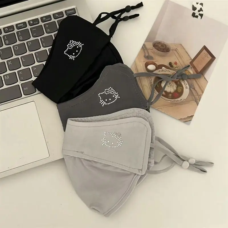 Hello Kitty New Sanrio Anime Respirator Cute Cartoon Kuromi Sunshade Sun Protection Hot Diamond Mask 3D Creative Girl Gifts
Hello Kitty New Sanrio Anime Respirator Cute Cartoon Kuromi Sunshade Sun Protection Hot Diamond Mask 3D Creative Girl Gifts