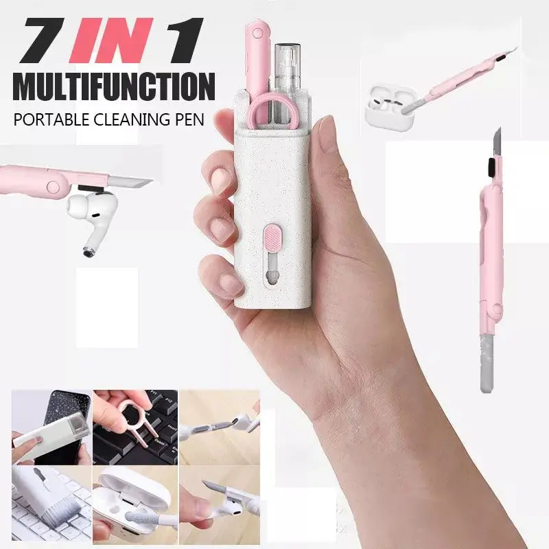 7-in-1 Keyboard Cleaning Kits Airpods Cleaner Headset Cleaner Pen Laptop Screen Cleaning Bluetooth Earphones Cleaning Kit
7-in-1 Keyboard Cleaning Kits Airpods Cleaner Headset Cleaner Pen Laptop Screen Cleaning Bluetooth Earphones Cleaning Kit