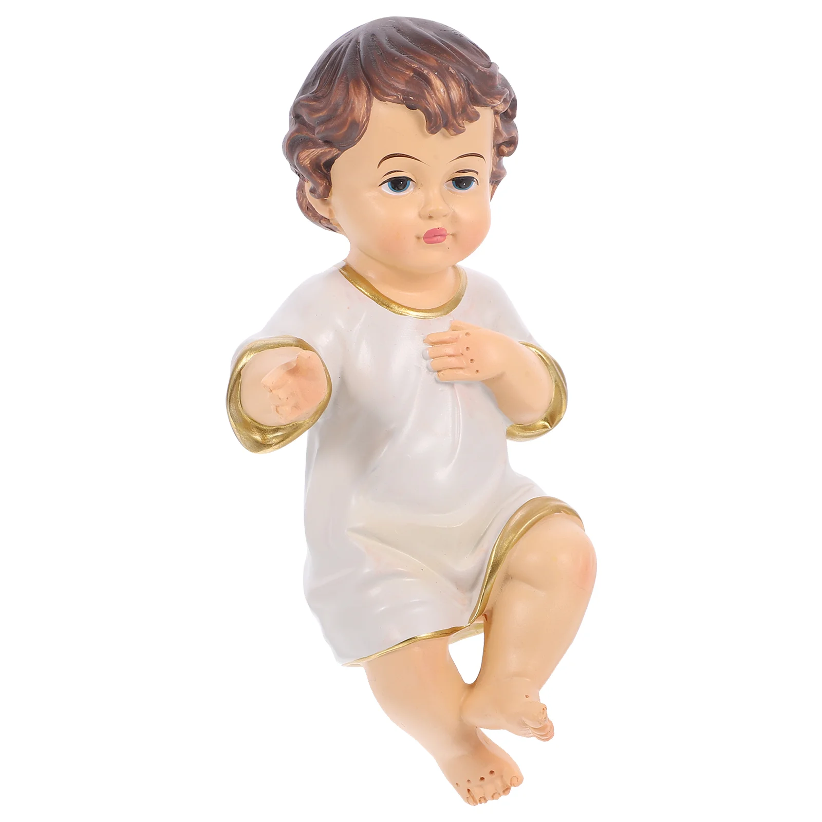 Religious Baby Child Ornament Saint Baby Mini Dolls Resin Adornment Outdoor Table Decor Ornaments Church Jesus Statue Figurine
Religious Baby Child Ornament Saint Baby Mini Dolls Resin Adornment Outdoor Table Decor Ornaments Church Jesus Statue Figurine