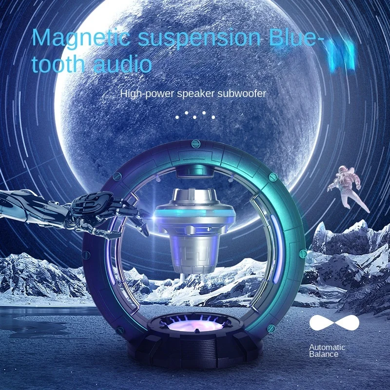 Magnetic levitation Bluetooth speaker luminous wireless subwoofer home creative gift luminous gift
Magnetic levitation Bluetooth speaker luminous wireless subwoofer home creative gift luminous gift