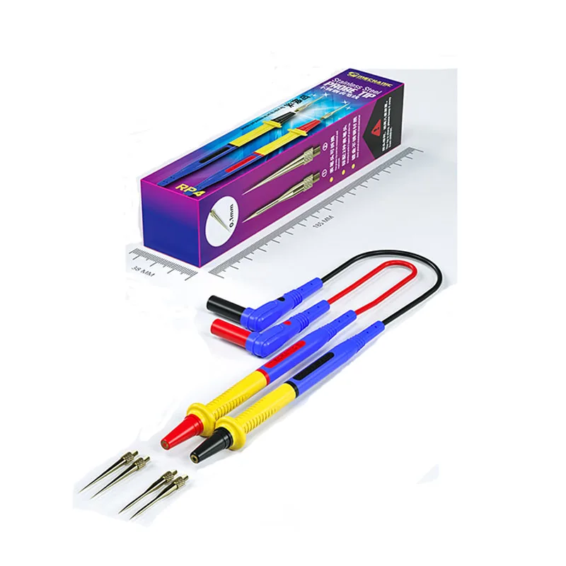 MECHANIC RP4 Multimeter Pen 1000V 20A Stainless Steel Digital Multimeter Ultra Fine Point Needle Soft Test Probe ReplaceableTip
MECHANIC RP4 Multimeter Pen 1000V 20A Stainless Steel Digital Multimeter Ultra Fine Point Needle Soft Test Probe ReplaceableTip