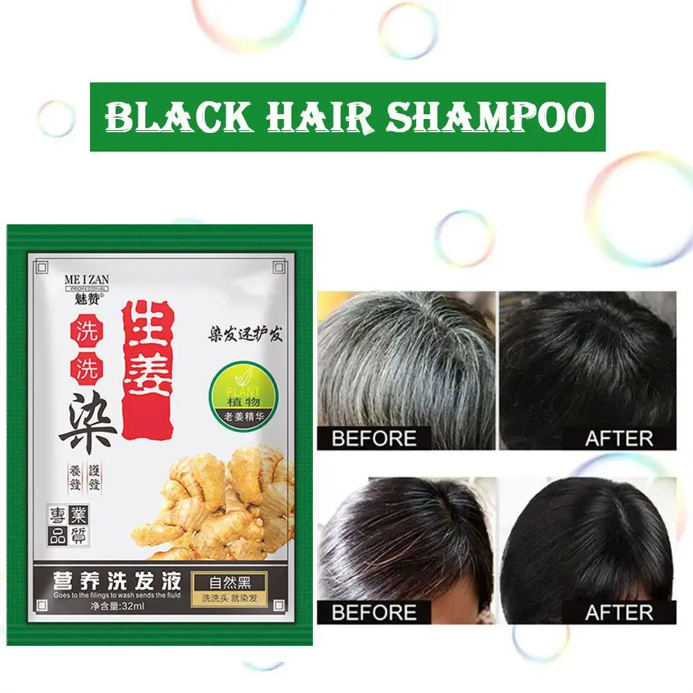 1Pc Hair Shampoo Instant Hair Dye 5 Minutues White Hair into Black Mild Formula Ginger Extracts Multicolor Hair Styling Tools
1Pc Hair Shampoo Instant Hair Dye 5 Minutues White Hair into Black Mild Formula Ginger Extracts Multicolor Hair Styling Tools