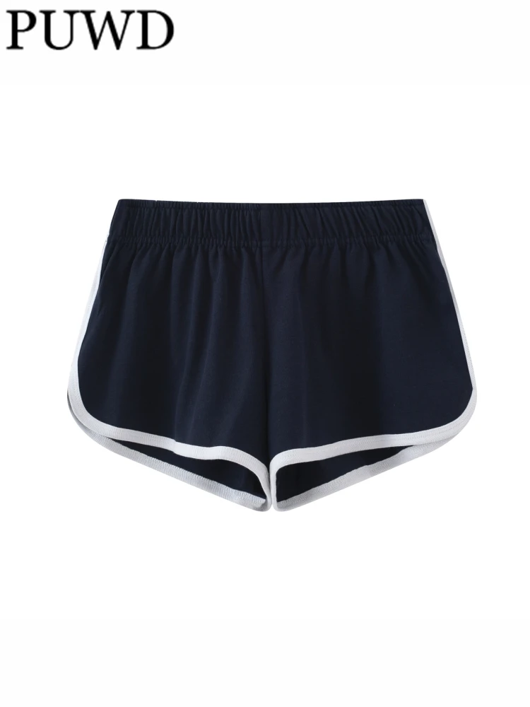 PUWD Women Navy Drawstring Shorts 2023 Summer Vintage Ladies Soft Cotton Shorts Female Solid Color Bottoms
PUWD Women Navy Drawstring Shorts 2023 Summer Vintage Ladies Soft Cotton Shorts Female Solid Color Bottoms