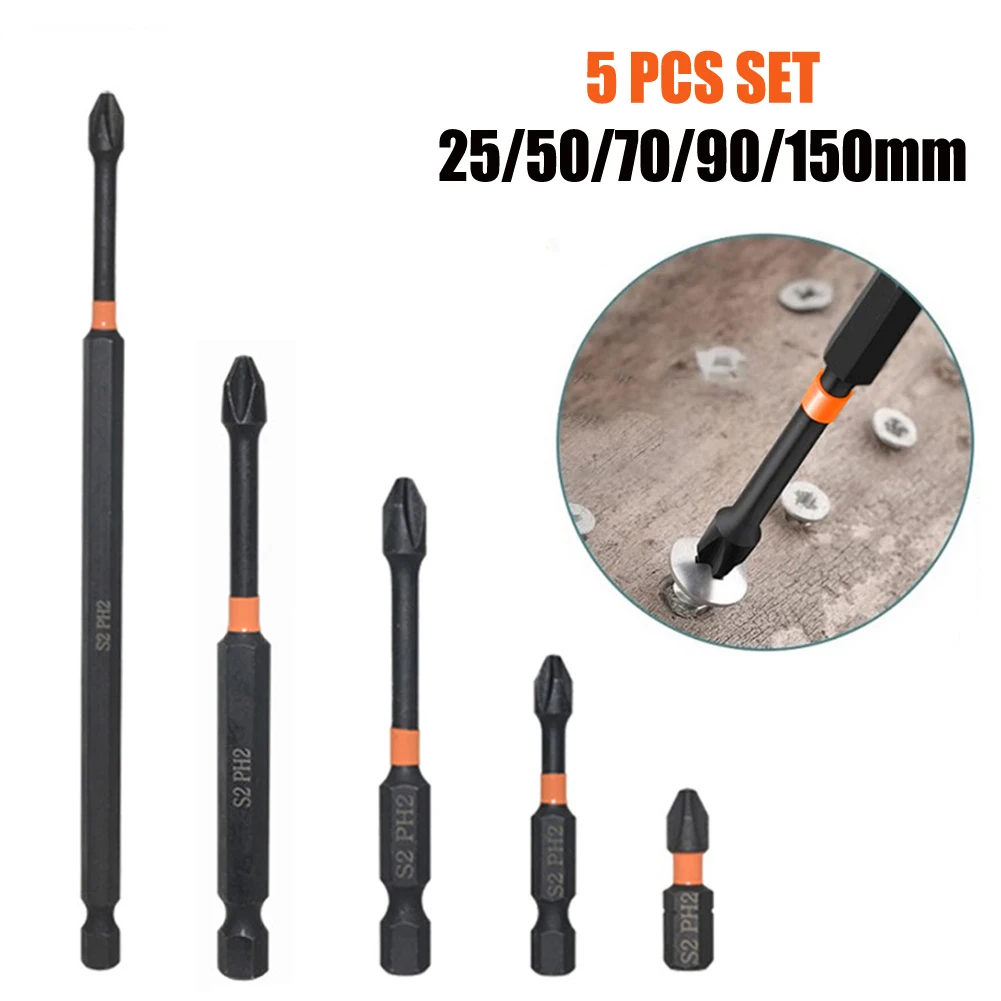 Tool Screwdriver Bits Accessories Alloy Steel Black Cross Impact Screwdriver Bit Magnetic PH2 25-150mm Brand New
Tool Screwdriver Bits Accessories Alloy Steel Black Cross Impact Screwdriver Bit Magnetic PH2 25-150mm Brand New