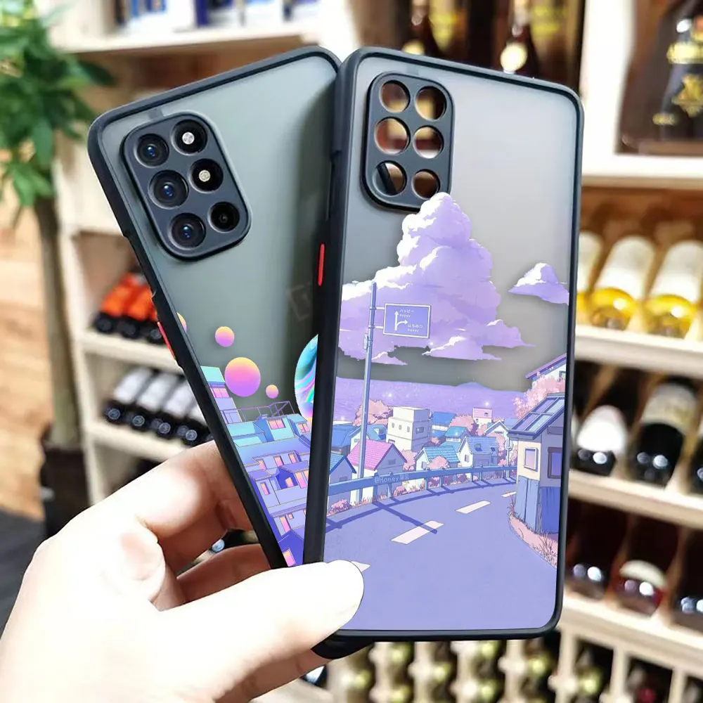 Matte Case for Oneplus 10 9 8T 8 7 7T 6 6T 5 5T PRO NORD CE 2 N10 N100 5G Case Funda Japanese Anime Hand-Painted House Landscape 
Matte Case for Oneplus 10 9 8T 8 7 7T 6 6T 5 5T PRO NORD CE 2 N10 N100 5G Case Funda Japanese Anime Hand-Painted House Landscape