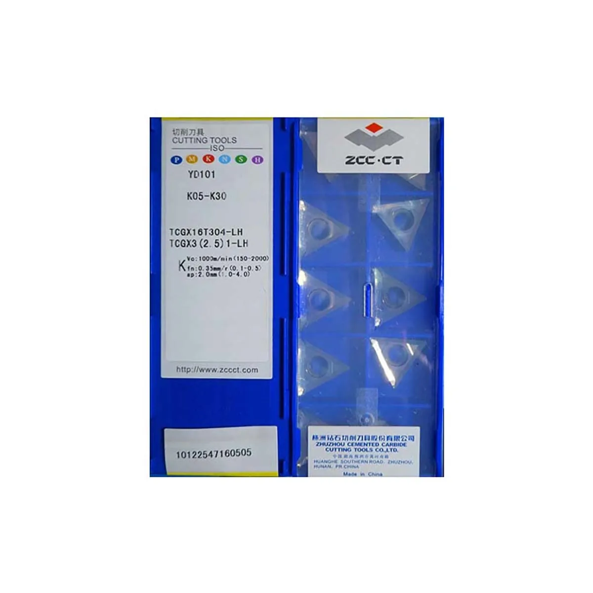ZCC CT 100% Original TCGX TCGX16 TCGX16T3 TCGX16T304 TCGX16T308 LH YD101 Carbide Turning Inserts
ZCC CT 100% Original TCGX TCGX16 TCGX16T3 TCGX16T304 TCGX16T308 LH YD101 Carbide Turning Inserts