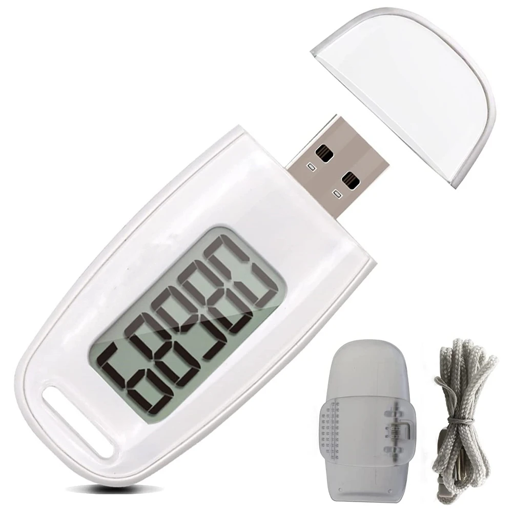 Simple Step Counter,Walking 3D Pedometer with Rechargeable Battery,Accurate Fitness Tracker,Digital Pedometer,White
Simple Step Counter,Walking 3D Pedometer with Rechargeable Battery,Accurate Fitness Tracker,Digital Pedometer,White