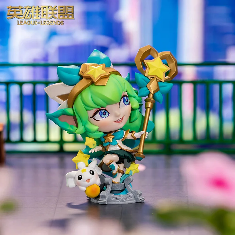 

In Stock Original League of Legends The Fae Sorceress Lulu Star Guardian Figure Model Game Around Collectible Boxed Toy Gift