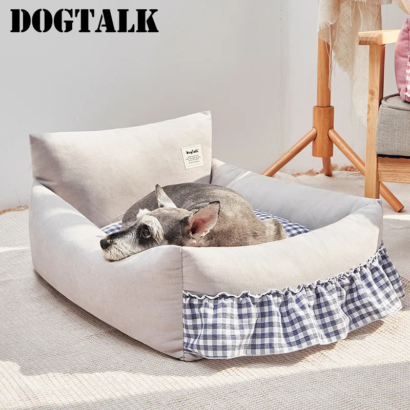 High backrest pet sofa bed universal all year round, removable dog kennel cat litter mat warm in winter
High backrest pet sofa bed universal all year round, removable dog kennel cat litter mat warm in winter
