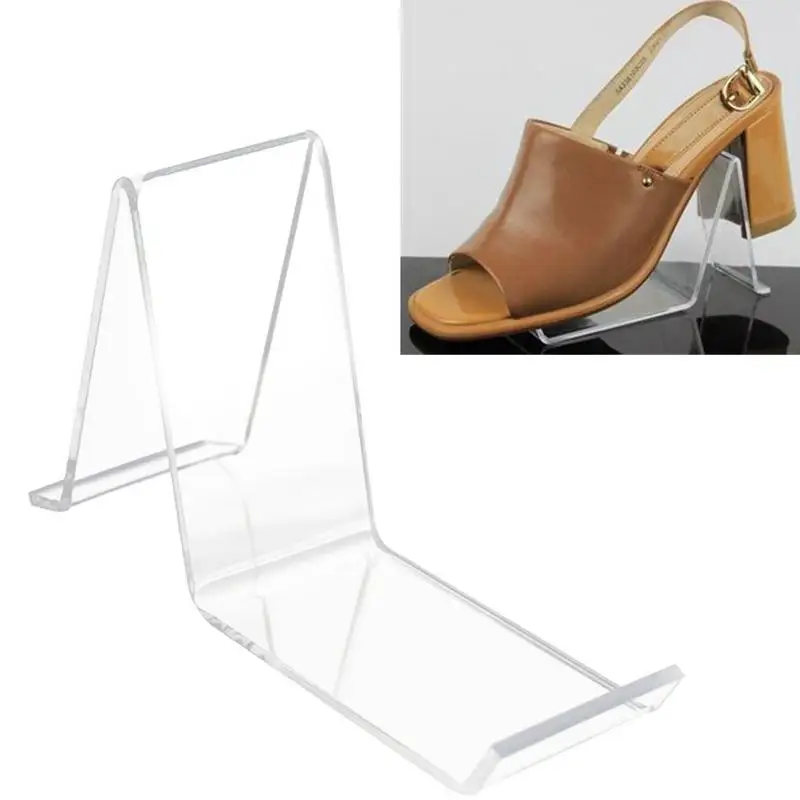 

Transparent Acrylic Shoe Display Stand Shoe Store Display Stands Sandal Display Durable Fit For Shopping Malls Home Shoe Storage