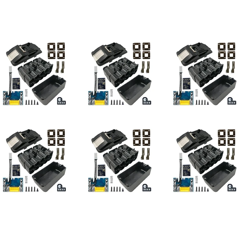 6X BL1830 10 X 21700 Battery Case PCB Charging Protection Circuit Board Shell Box BL1860 For MAKITA 18V 3.0Ah 9.0Ah 
6X BL1830 10 X 21700 Battery Case PCB Charging Protection Circuit Board Shell Box BL1860 For MAKITA 18V 3.0Ah 9.0Ah