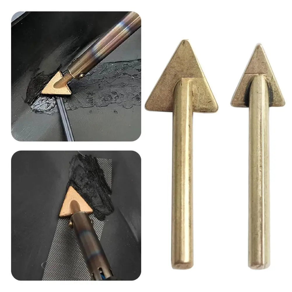 

Car Bumper Repair Tool Plastic Repair Triangle Smooth 60 Head Kit Plastic Welding Welding Iron Head Smooth Watt Z3T0