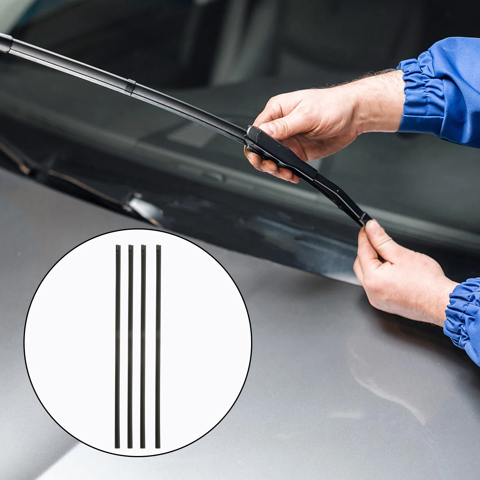 4 Pcs Wiper Strip Windshield Bone Strips Refill Vehicle Rubber for Car Natural Auto Automobile
4 Pcs Wiper Strip Windshield Bone Strips Refill Vehicle Rubber for Car Natural Auto Automobile