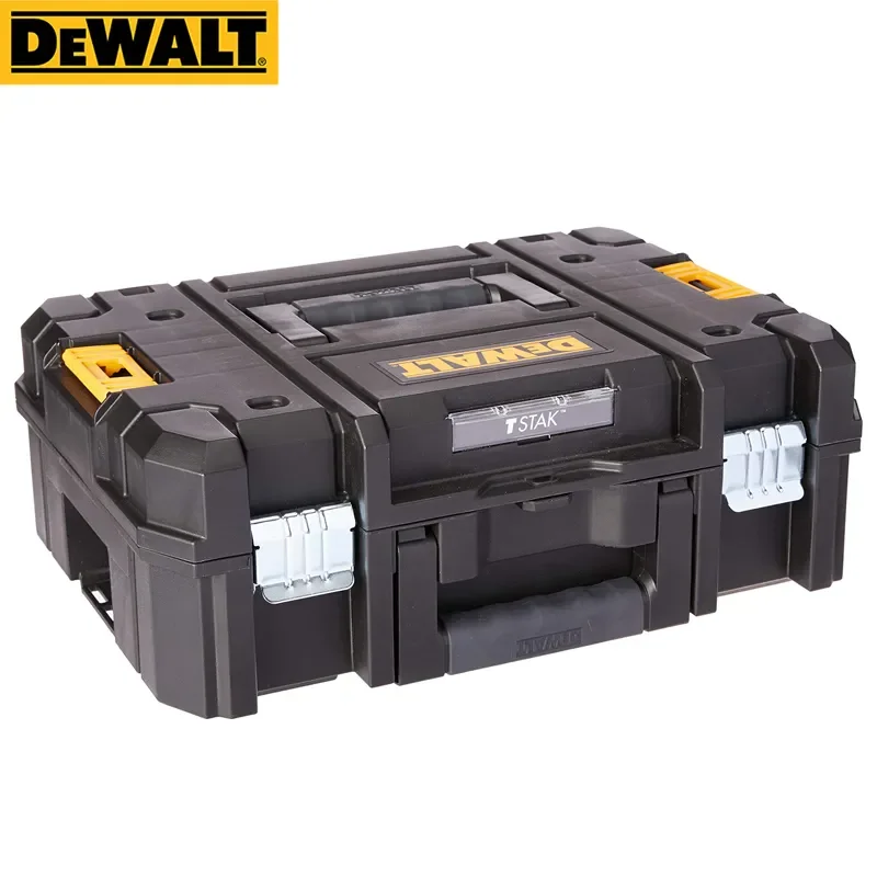 

DEWALT DWST17807 Tool Box TSTAK II Flat Top Electric Drill Wrench Accessories Stackable Modular Storage Case