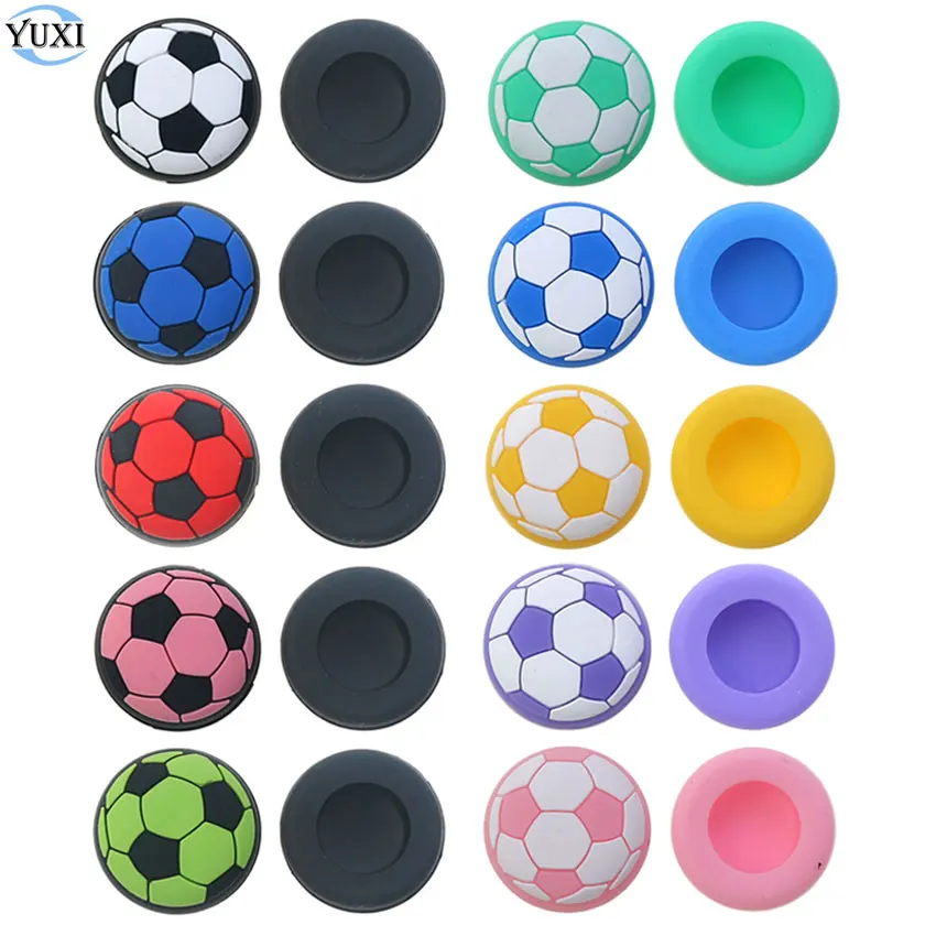 

YuXi 4pcs Silicone Analog Thumbstick Grips Cap Cover For PS5 PS4 PS3 Xbox One Serie X S Controller Joystick Caps