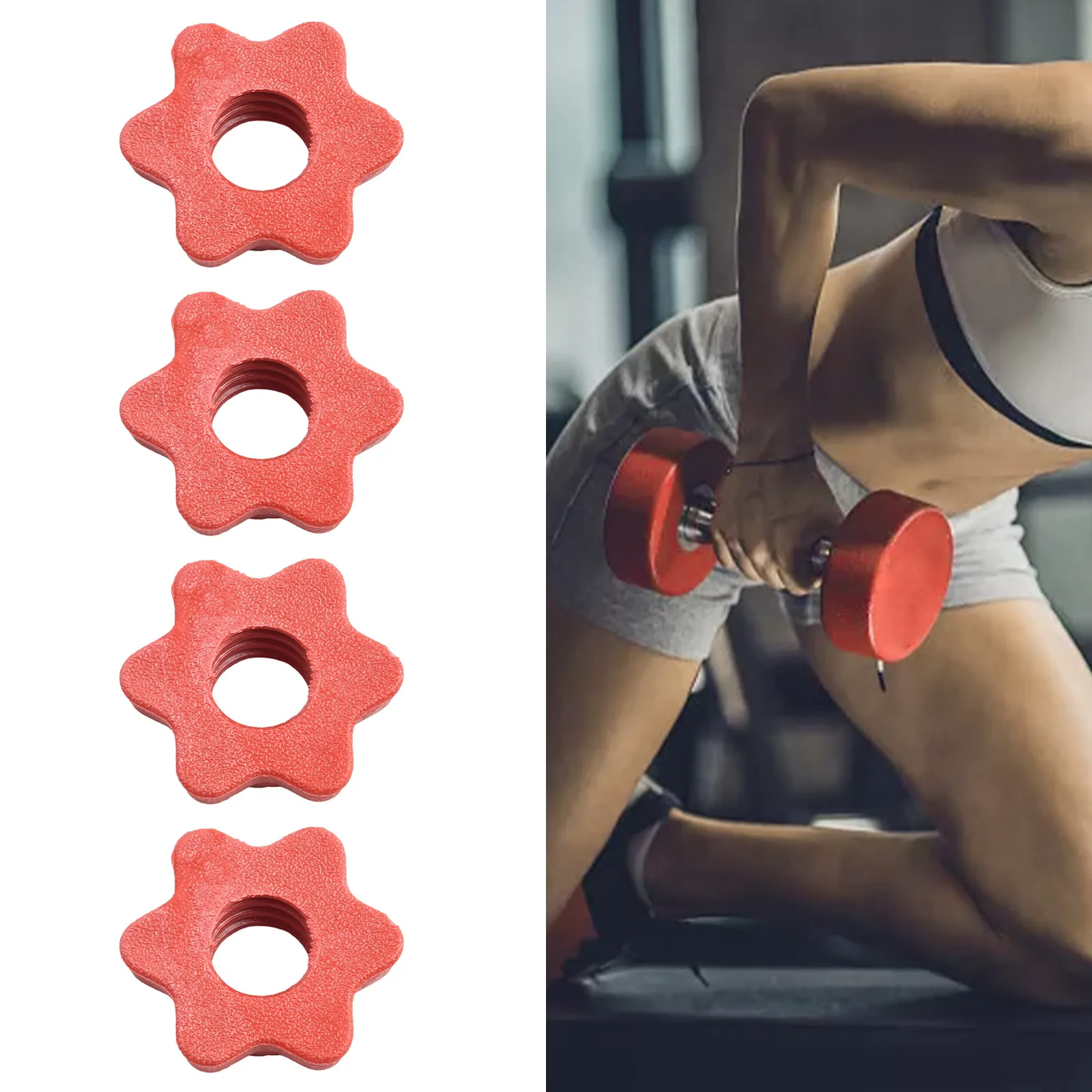 25mm(1\\\") Dumbbell Nut 4pc Bar Spinlock Weight Barbell Check Clips Collars Dumbbell Lock Nut Plastic Brand New
25mm(1\\\") Dumbbell Nut 4pc Bar Spinlock Weight Barbell Check Clips Collars Dumbbell Lock Nut Plastic Brand New