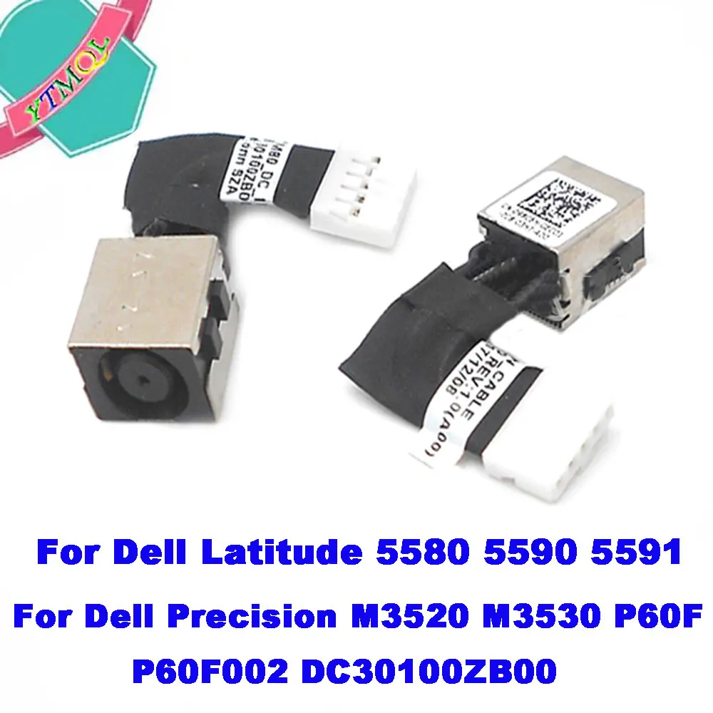 1-5Pcs Portatil Dc Power Jack Cabo Conector ParaFor Dell Latitude 5580 5590 5591 Precision M3520 M3530 P60F P60F002 DC30100ZB00
1-5Pcs Portatil Dc Power Jack Cabo Conector ParaFor Dell Latitude 5580 5590 5591 Precision M3520 M3530 P60F P60F002 DC30100ZB00